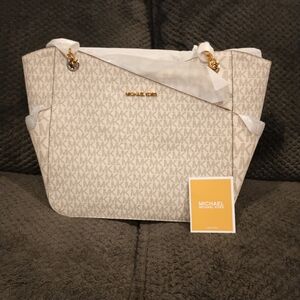 NWOT Jacquelyn Medium Logo Tote Bag